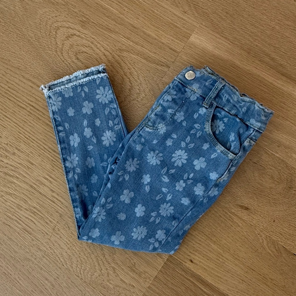 Zara Floral Skinny Jeans - Picture 2 of 6